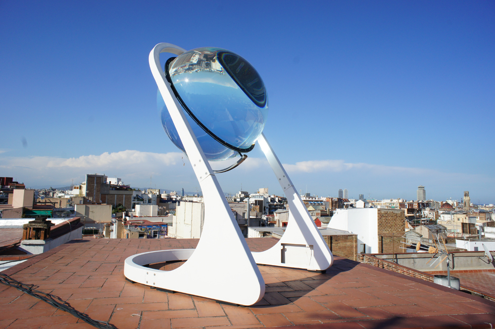 Spherical solar energy generator